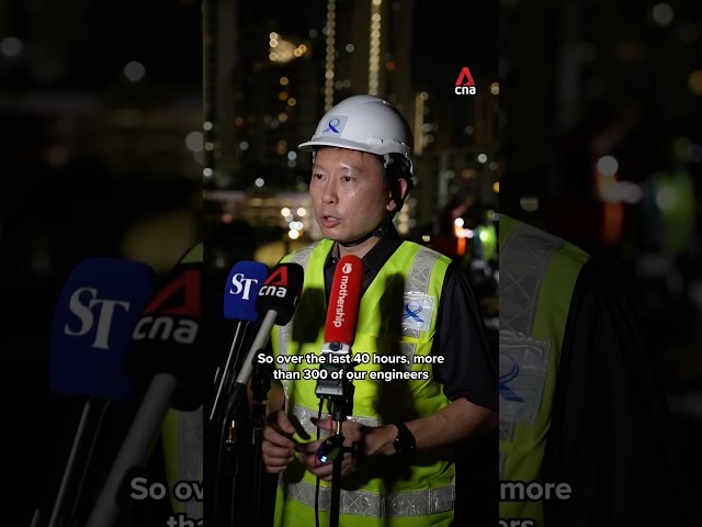 ⁣More than 300 engineers, technicians working to repair East-West Line damage: Chee Hong Tat