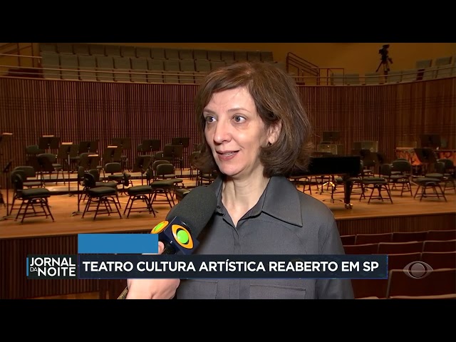 SP: Teatro Cultura Artística reabre após longa reforma