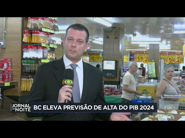 Banco Central eleva previsão de alta do PIB de 2024