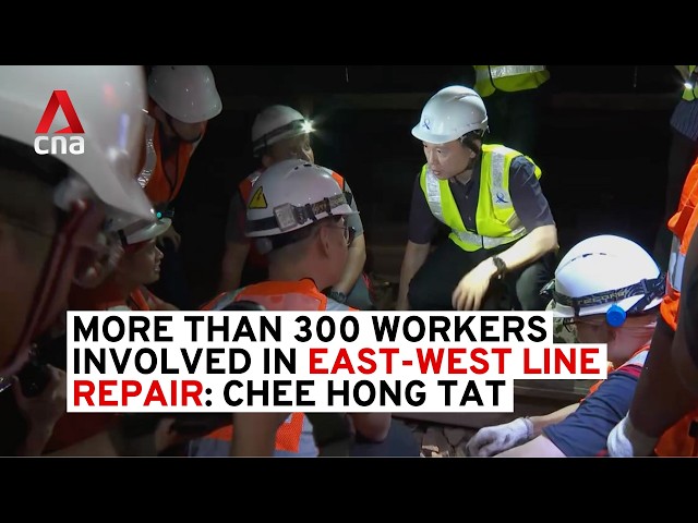 More than 300 workers involved in East-West Line repair: Chee Hong Tat