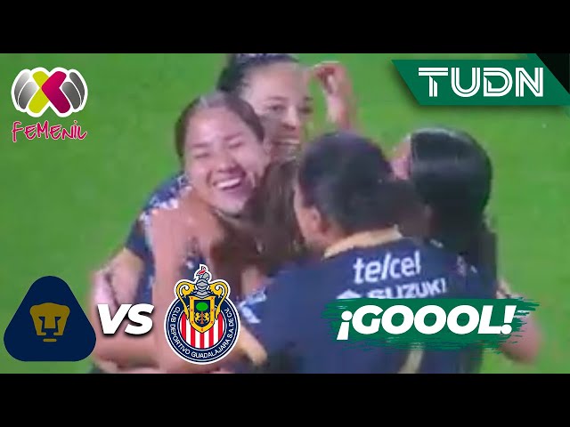 ⁣¡Arteaga pone a Chivas en la lona! | Pumas 3-1 Chivas | Liga Mx Femenil AP2024-J12 | TUDN