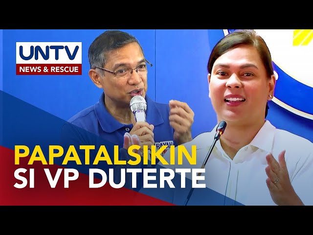 ⁣Pagbuo ng impeachment complaint vs. VP Sara Duterte, inumpisahan na