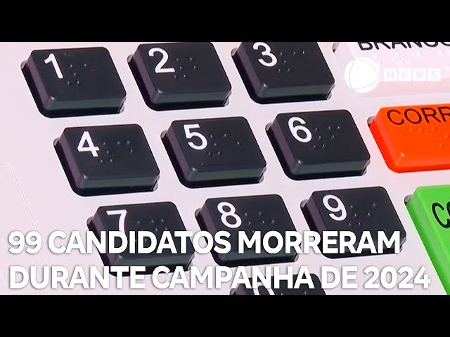 ⁣Quase 100 candidatos morreram durante campanha eleitoral de 2024, registra TSE