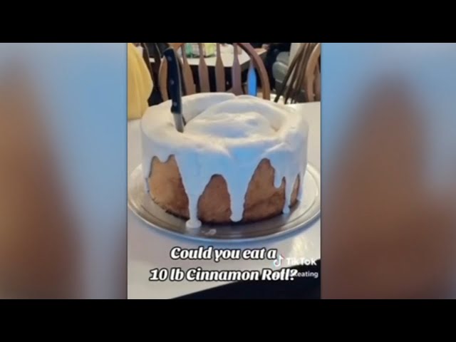 Viral TikTok video ‘The Bear Roll’ shows 10-pound cinnamon roll