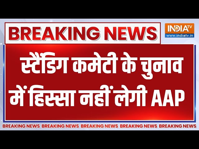 ⁣Delhi MCD Breaking News : स्टैंडिग कमेटी के चुनाव में हिस्सा नहीं लेगी AAP | Standing Committee