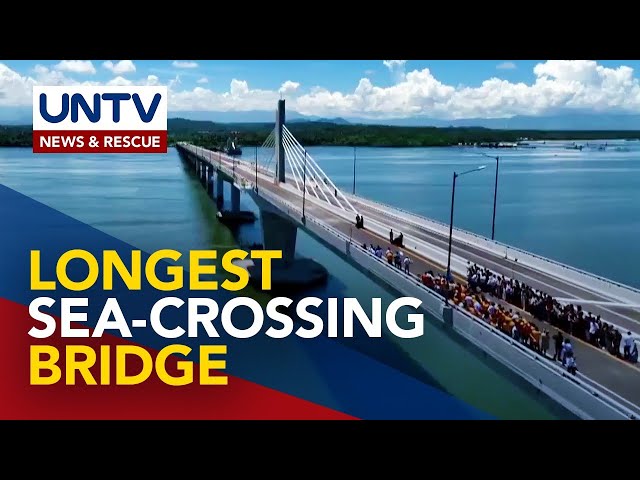 ⁣Inagurasyon ng P7.8-B Panguil Bay Bridge sa Mindanao, pinangunahan ni PBBM