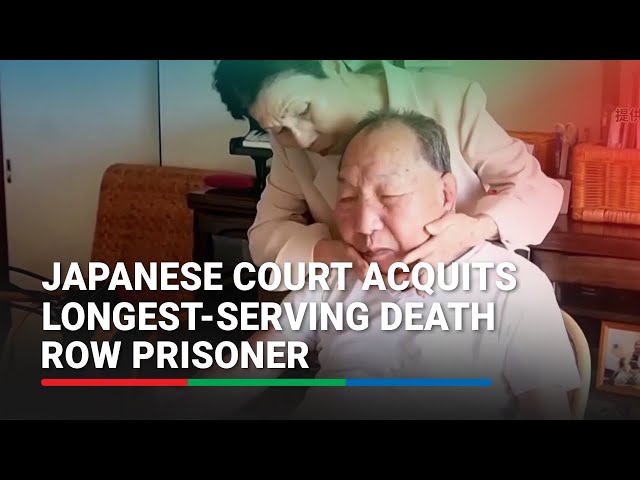 ⁣Japanese man acquitted of murders after 45 years on death row | ABS-CBN News