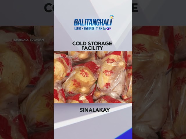 ⁣Frozen meat at seafood products, nadiskubre sa sinalakay na cold storage facility l Balitanghali