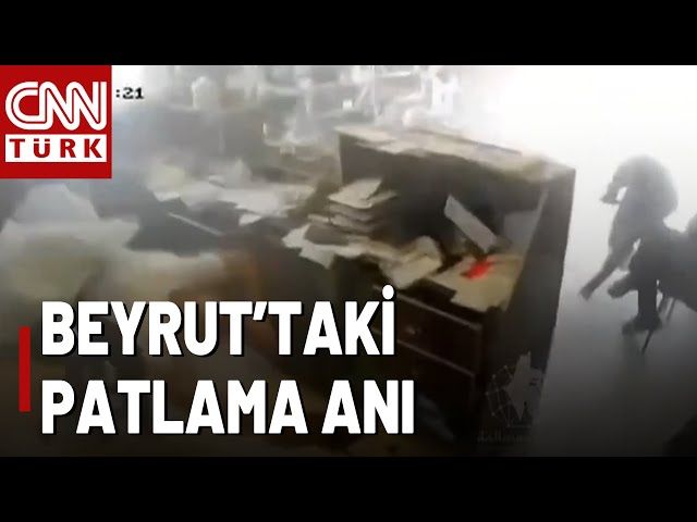 ⁣İsrail O Saldırıda Hizbullah Komutanını Hedef Almıştı! Beyrut'taki Patlama Kameralara Böyle Yan