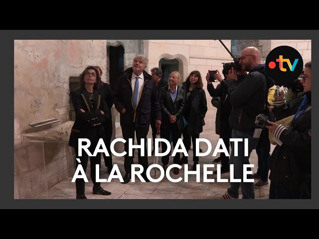 ⁣Rachida Dati en visite à La Rochelle