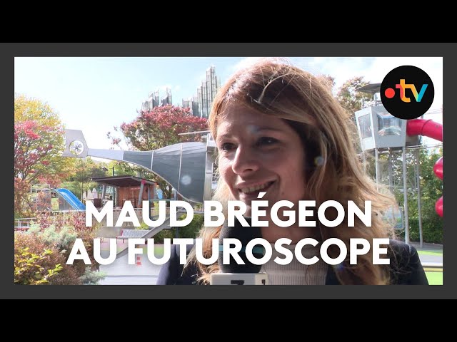 ⁣Maud Brégeon, porte-parole du gouvernement, au Futuroscope