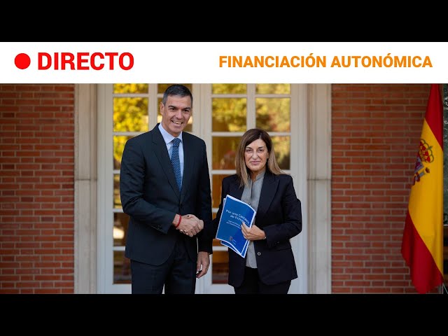 ⁣FINANCIACIÓN  EN DIRECTO: SÁNCHEZ se REÚNE con la PRESIDENTA de CANTABRIA, SÁENZ DE BURUAGA | RTVE