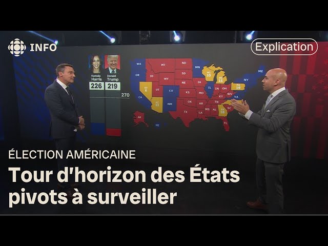 ⁣Quels sont les États pivots à surveiller lors des élections du 5 novembre?