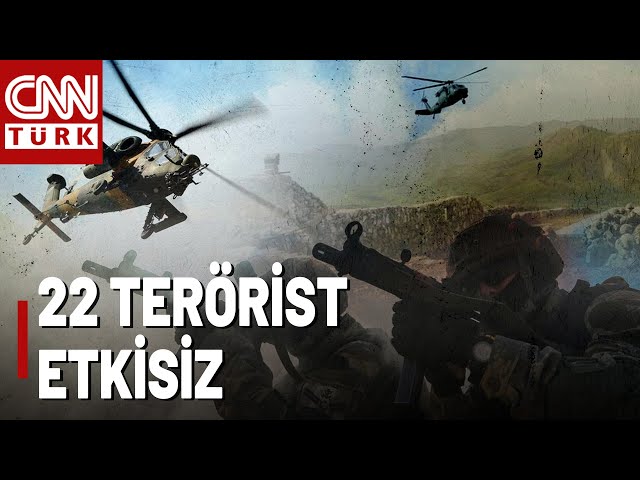 SON DAKİKA  Irak Ve Suriye'de 22 Terörist Etkisiz! Türkiye Bölgeyi Terörden Böyle Temizledi!