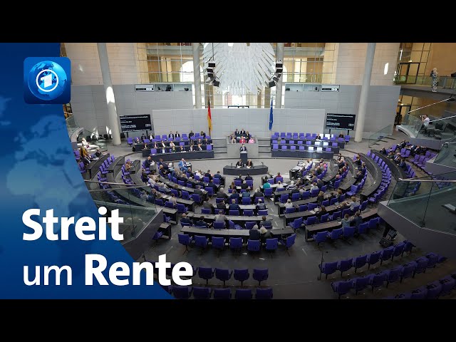 ⁣Neue Differenzen in der Ampel-Koalition: Bundestag berät über Rentenreform