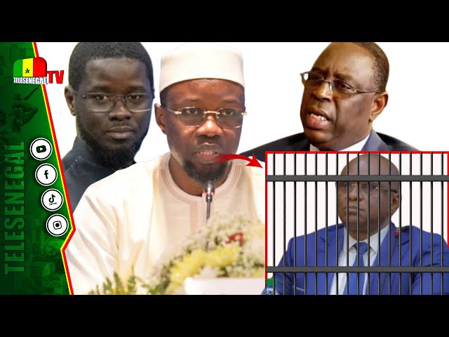 Sonko expose les cafards de Macky et annonce des poursuites,Diomaye promet,Lat Diop en prison