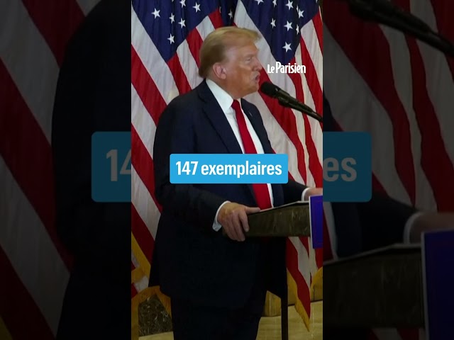 ⁣Donald Trump vend des montres en or pour financer sa campagne