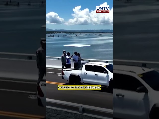 ⁣‘Longest sea-crossing bridge’ sa Panguil Bay sa Mindanao, pinasinayaan ni Pang. Marcos Jr.