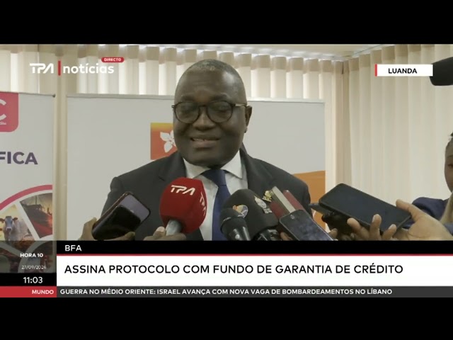 ⁣BFA - Assina protocolo com fundo de garantia de crédito