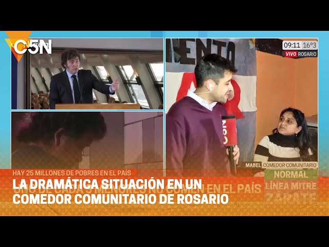 ⁣La DRAMÁTICA SITUACIÓN en un COMEDOR COMUNITARIO de ROSARIO