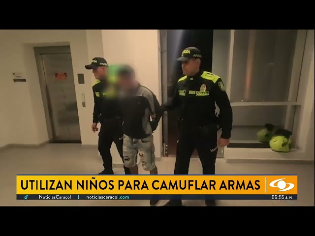 ⁣En Bogotá están utilizando a niños para camuflar armas: ¿cómo operan los delincuentes?