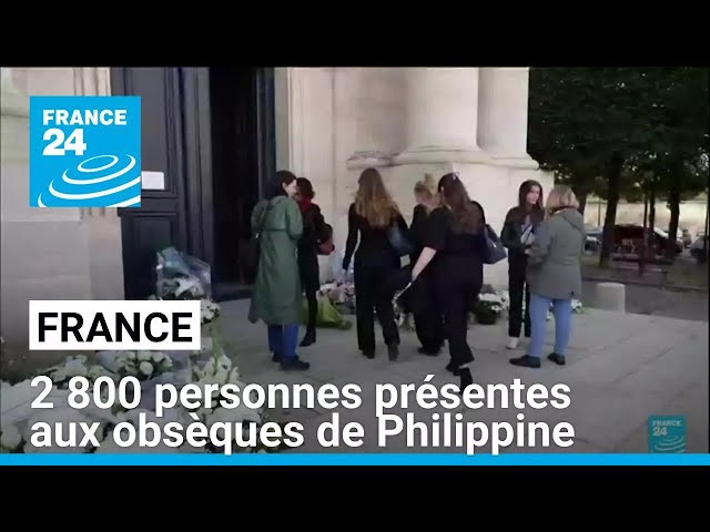 Obsèques de Philippine : 2 800 personnes rendent un dernier hommage à l'étudiante tuée