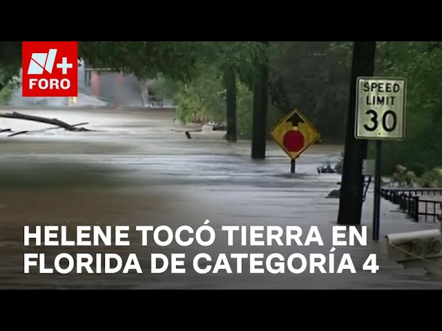 Huracán Helene impacta Florida como categoría 4 - Las Noticias