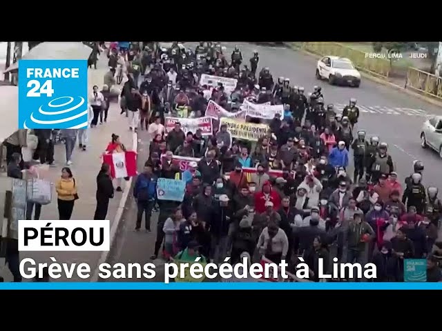 ⁣Pérou : grève sans précédent à Lima du secteur des transports contre l'extorsion • FRANCE 24