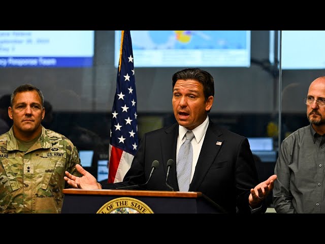 Florida Gov. Ron DeSantis gives update on Hurricane Helene after it makes landfall | full video