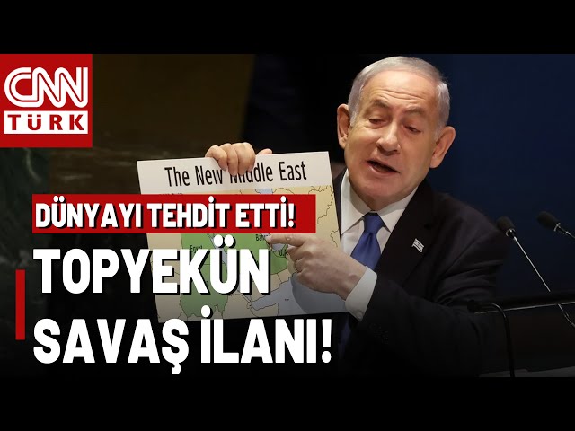 Orta Doğu'yu Savaş Arenası Yapacak! Netanyahu'dan BM Kürsüsünde Çok Tehlikeli Sözler...