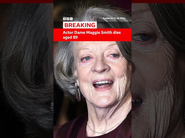 ⁣Dame Maggie Smith has died at the age of 89. #HarryPotter #MaggieSmith #BBCNews