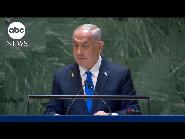 ⁣Netanyahu tells UN: ‘I came here to set the record straight’