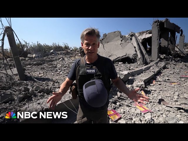 Richard Engel reports from Tyre, Lebanon, at a location recently bombed by Israel