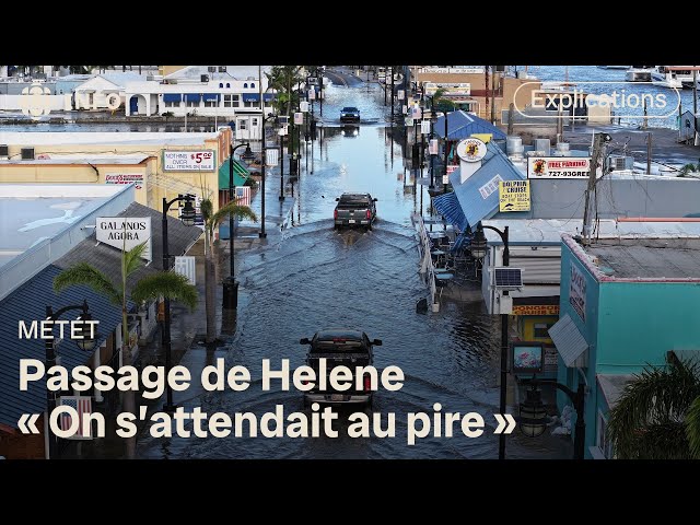 ⁣Passage de l'ouragan Helene | D'abord l'info