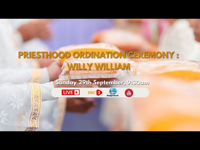 ⁣SBC LIVE |  PRIESTHOOD ORDINATION CEREMONY- WILLY WILLIAM-29.09.2024