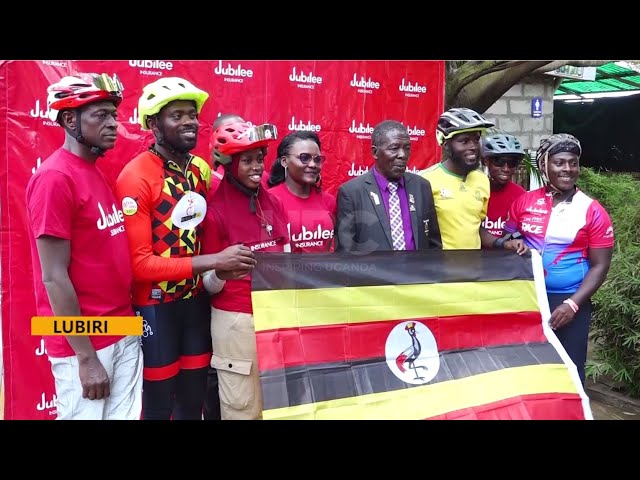 ⁣Cycling flag-off - Team Uganda sends 50 cyclists to Nairobi for Grand bike race 2024