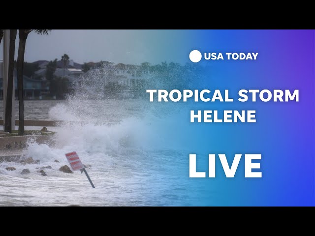 ⁣Watch live: Tropical Storm Helene live coverage