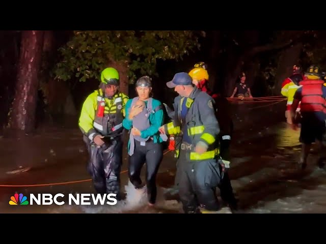 ⁣RESCUED: See first responders make rescues after Hurricane Helene, caught on camera