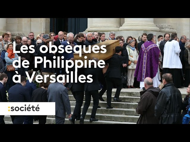 ⁣Plus de 1500 personnes aux obsèques de Philippine à Versailles