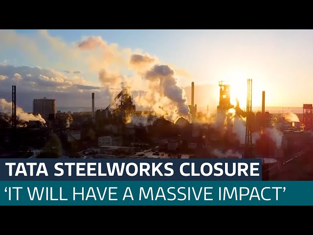 ⁣Locals fear closure of Port Talbot steelworks could have 'massive impact' on the economy |