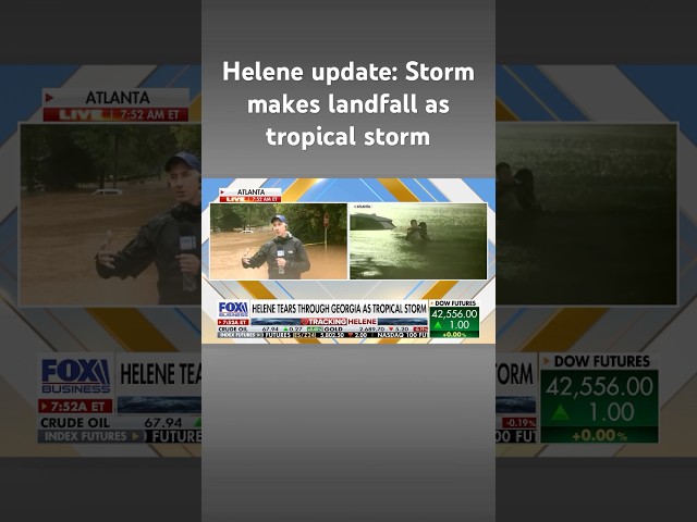 ⁣Three people dead, millions without power as Helene turns into tropical storm #shorts