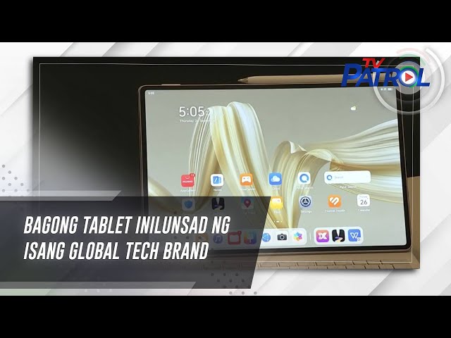 ⁣Bagong tablet inilunsad ng isang Global Tech Brand | TV Patrol