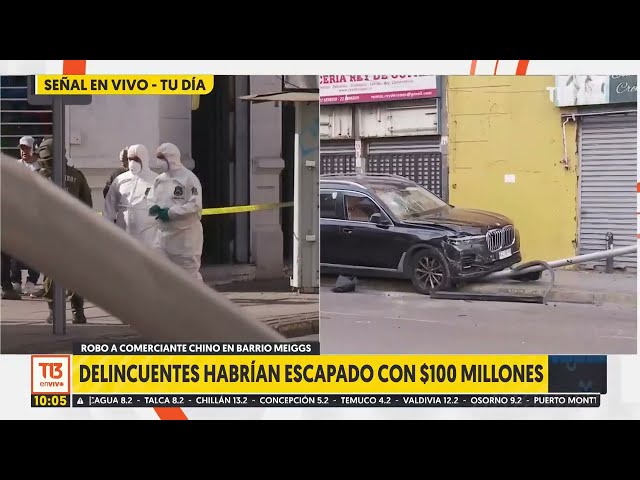 ⁣Atacan a balazos a comerciante chino en Barrio Meiggs. Delincuentes huyen con 100 millones de pesos