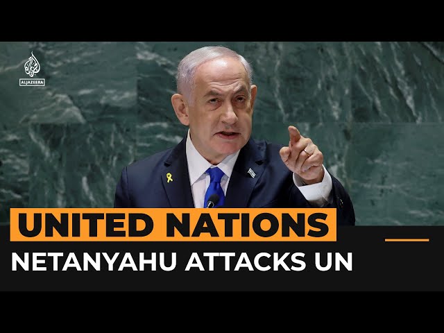 ⁣Netanyahu attacks UN as “anti-Israel Flat Earth Society” | Al Jazeera Newsfeed