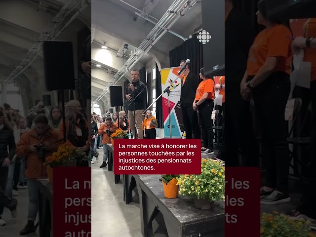 ⁣Marche de la vérité et de la réconciliation à Saguenay | Vidéojournal