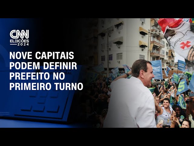 ⁣Nove capitais podem definir prefeito no primeiro turno | BASTIDORES CNN