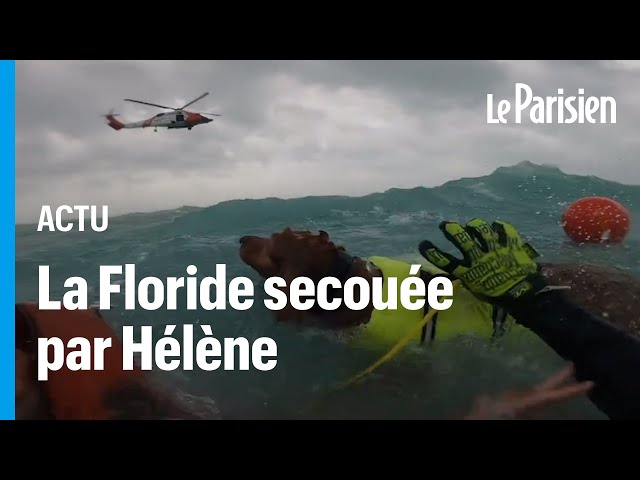 ⁣Naufrage et inondations... La Floride balayée par l'ouragan Hélène