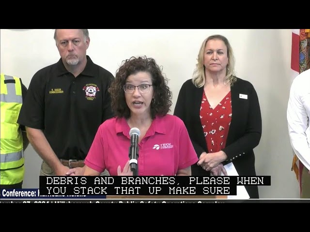 ⁣WATCH LIVE: Hillsborough County officials give update on Helene's impact