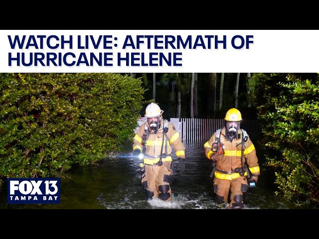 ⁣WATCH LIVE: FOX 13 coverage on the aftermath of Hurricane Helene