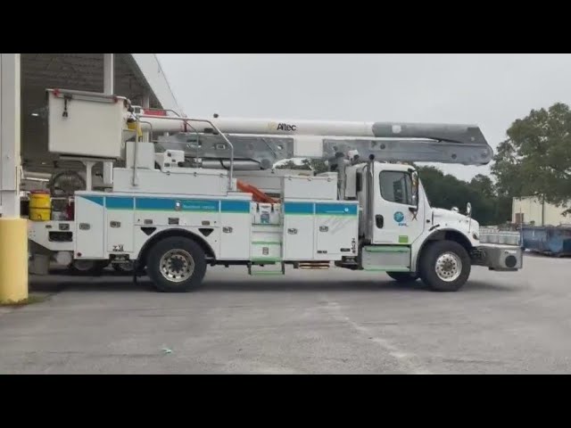 ⁣FPL working to restore power knocked out by Hurricane Helene